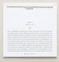 Bryan Anthonys Grit Dainty Chain Gold Pearl Bracelet