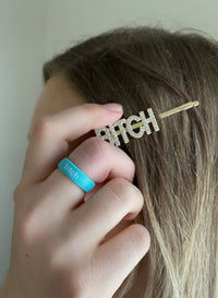 Flip Ring Reversible Bitch / Babe - The Boutique at Fresh