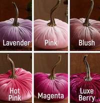 Hand Made Velvet Pumpkins - The Boutique at Fresh