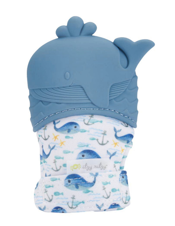 Itzy Mitt™ Teething Mitts - Whale - The Boutique at Fresh
