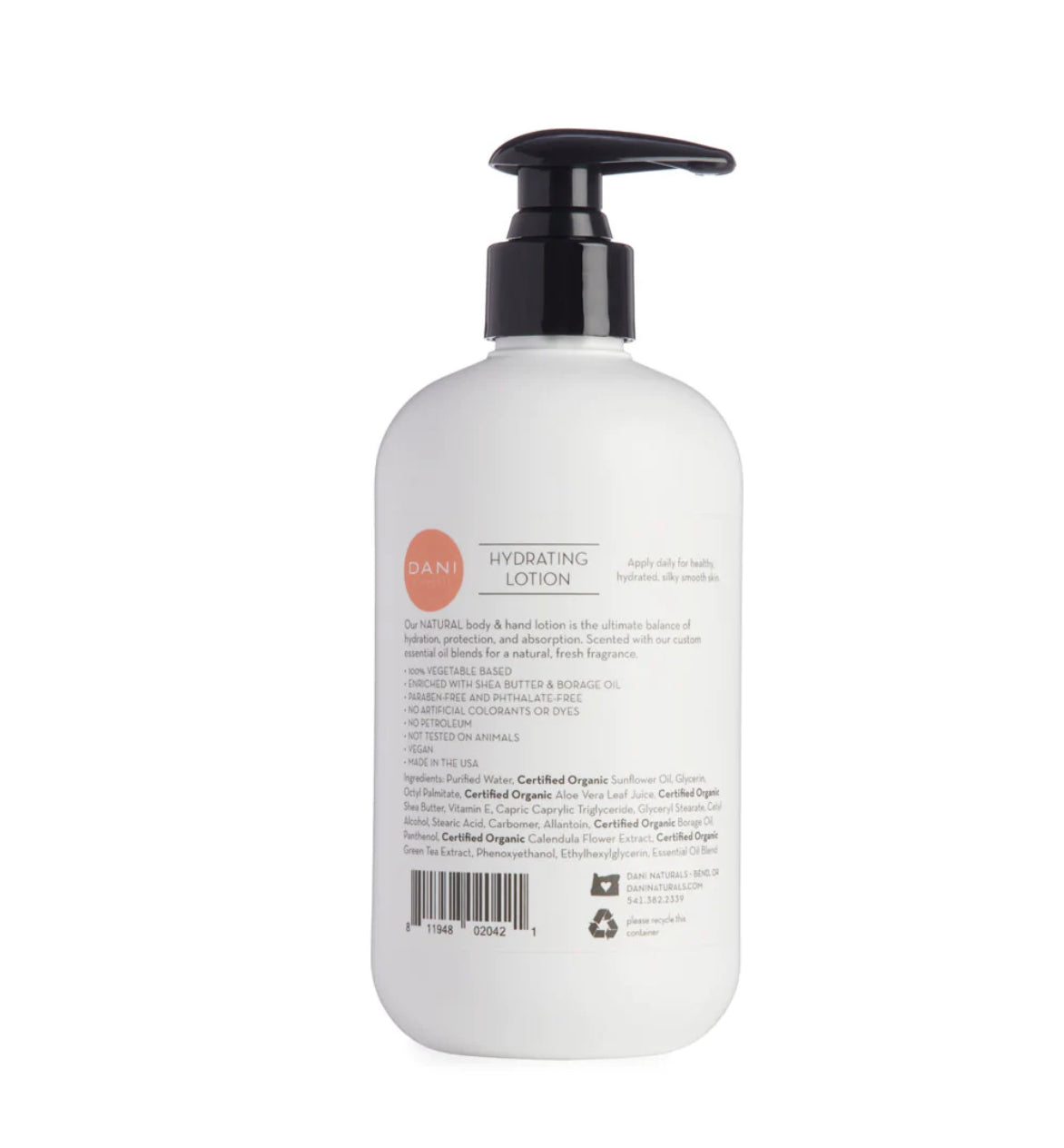 Dani Naturals Coconut Hibiscus Hydrating Lotion - The Boutique at Fresh
