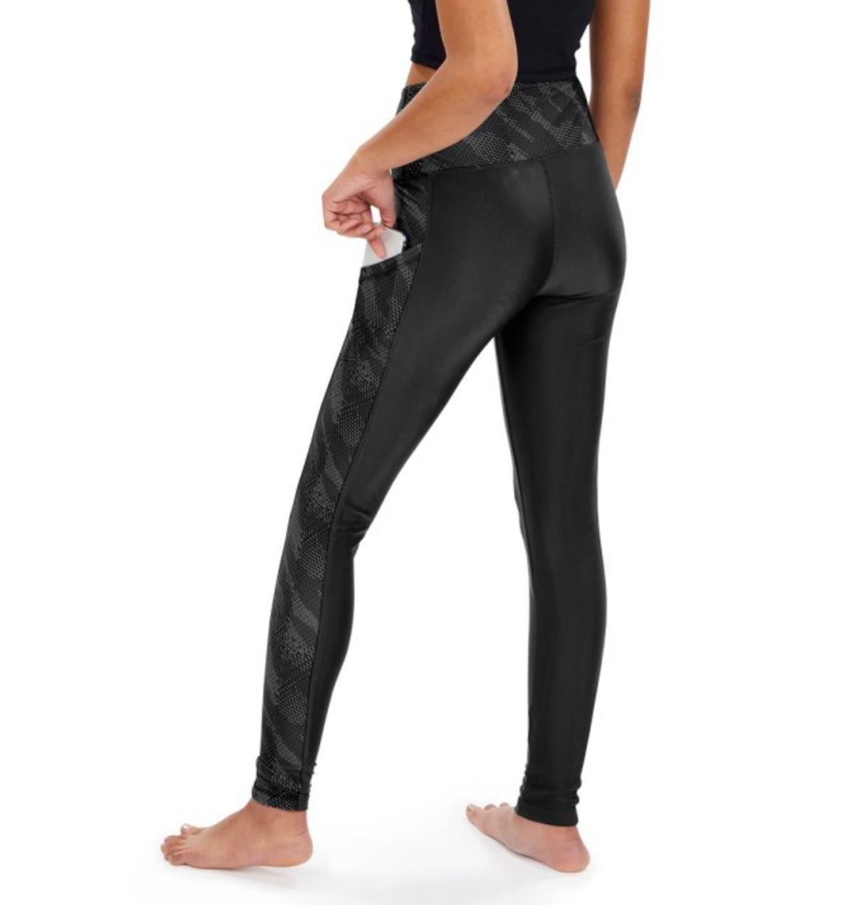Buffalo Bills Black Elevated Leggings W/ Pocket 