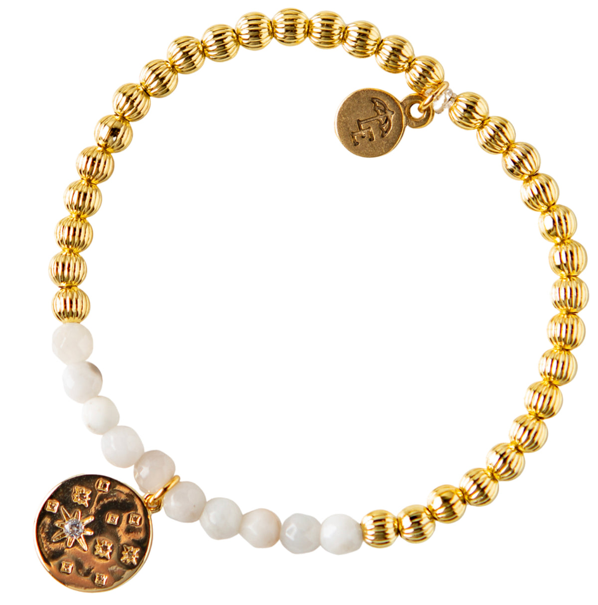 Lenny & Eva Piper Bracelet - Gray Agate Lenny & Eva Piper Bracelet - Gray Agate