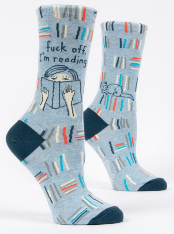 "Blue Q" Women's Socks Fuck Off I’m Reading Socks - The Boutique at Fresh