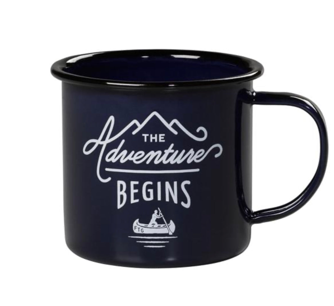Adventure Begins Camp Mug