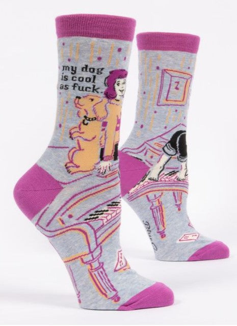 "Blue Q" Women's Socks - My Dog Is Cool As Fuck - The Boutique at Fresh
