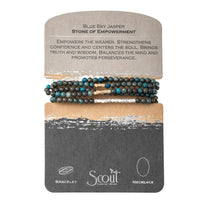Scout Stone Wrap - Blue Sky Jasper Stone Of Empowerment