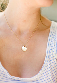 Lucky Feather Zodiac Necklace - Capricorn