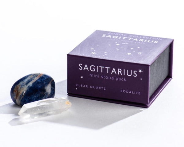 Shoppe Geo Sagittarius Zodiac Mini Stone Pack