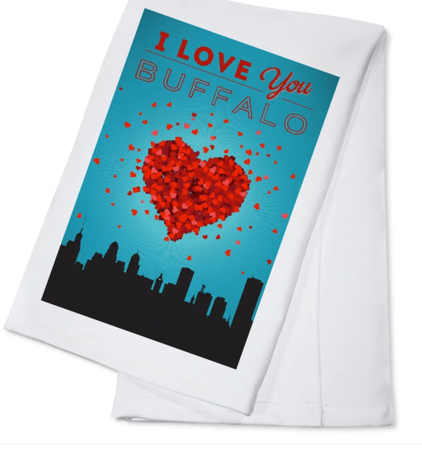 Buffalo I Love You Towel