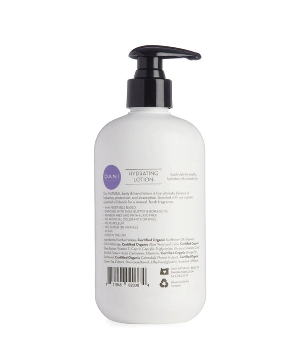 Dani Naturals Lemongrass Lavender Hydrating Lotion