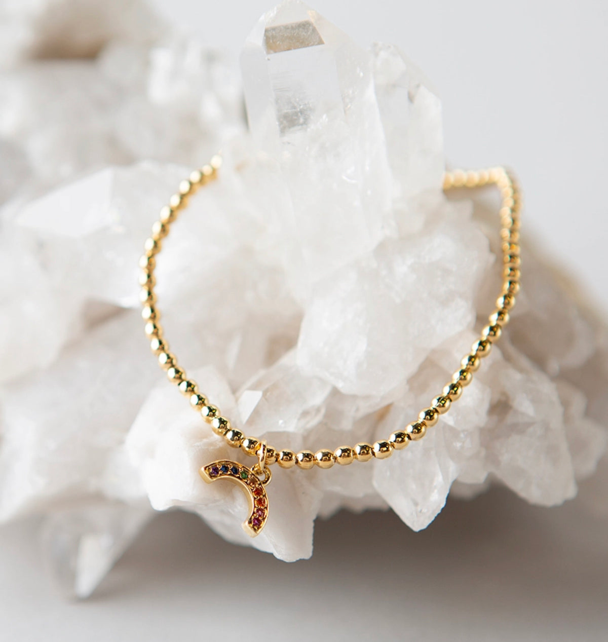 Lenny & Eva Intention Bracelet - Choose Joy Rainbow
