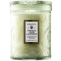 Voluspa Frech Cade & Lavender Glass Jar Candle