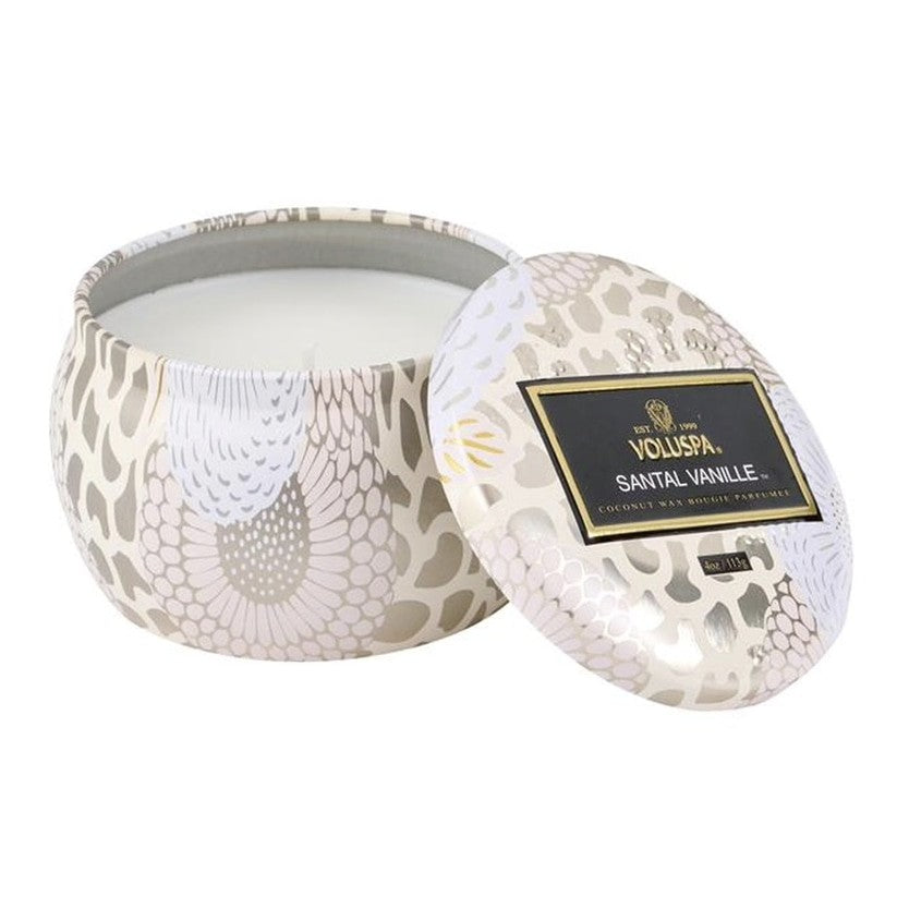 Voluspa Santal Vanille Petite Tin Candle