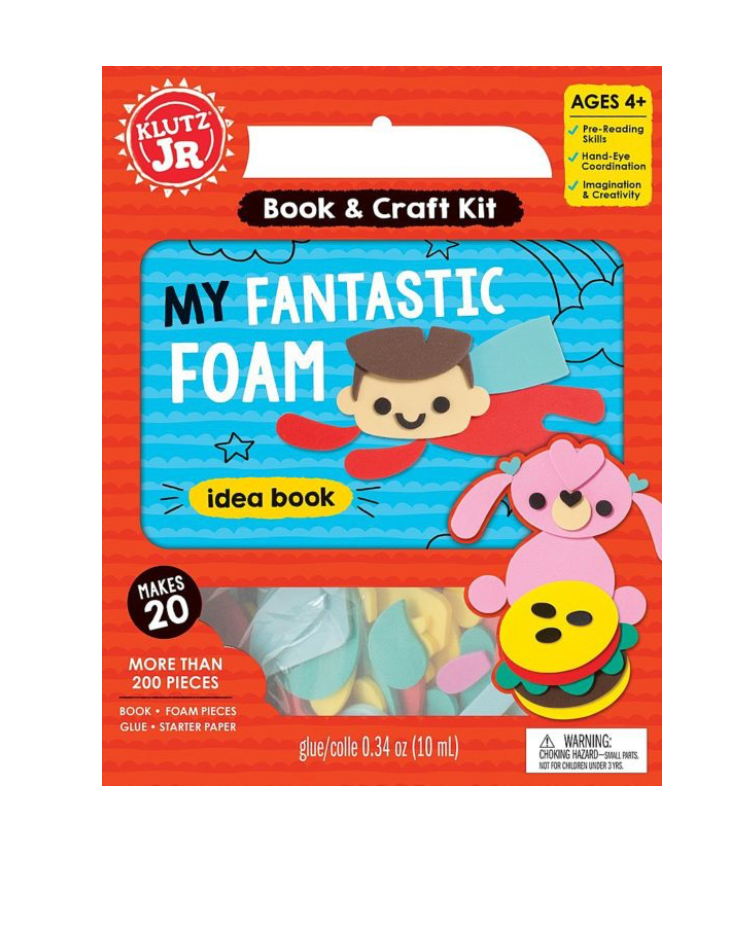 Klutz Jr. My Fantastic Foam Book & Craft Kit