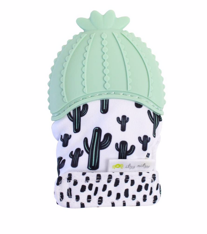 Itzy Mitt™ Teething Mitts - Cactus baby gift