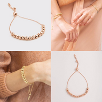 Laguna Large Adjustable Bracelet - Rose Gold - The Boutique at Fresh