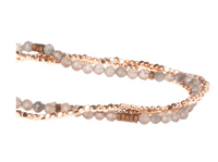 Scout Delicate Stone Wrap Bracelet / Necklace - Smoky Quartz Stone Of Grounding - The Boutique at Fresh