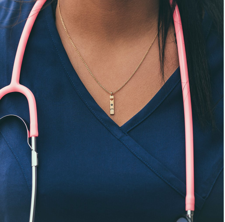 Bryan Anthonys Nurse Gold Necklace Boxed With Meaning