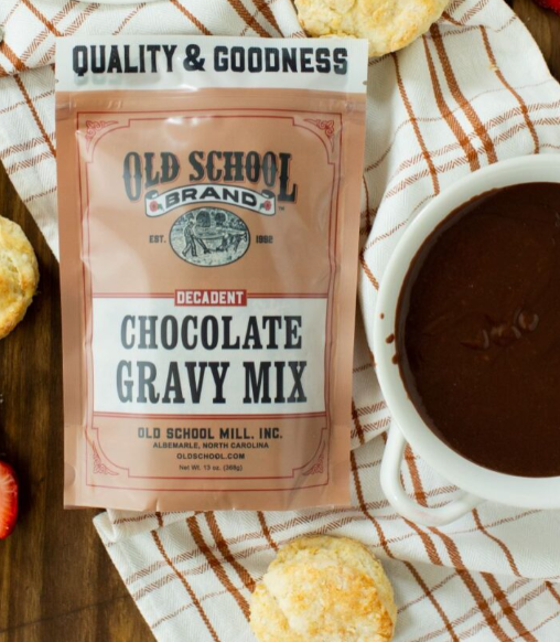 old school brand chocolate gravy mix