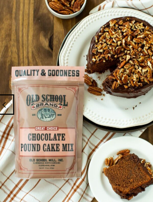 Old School Brand Chocolate Pound Cake Mix - 16 oz