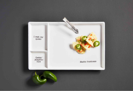 Mud Pie 3 Section Nacho Platter Set - The Boutique at Fresh