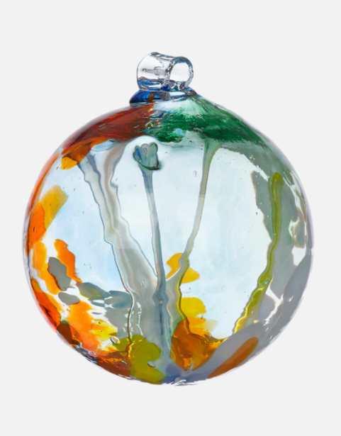 kitras art glass bloom fairy orb