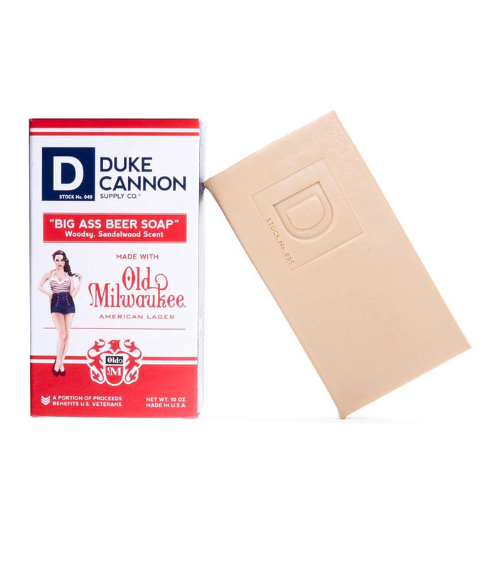 Duke Cannon Big Ass Beer  Soap Old Milwaukee