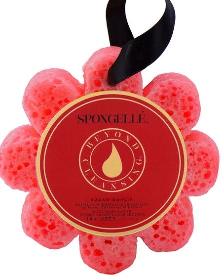 Spongelle Wildflower Sugar Dehlia Body Wash Infused Buffer