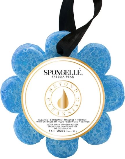 Spongelle Wildflower Freesia Pear Body Wash Infused Buffer