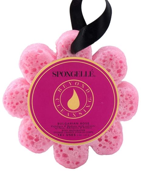 Spongelle Wildflower Bulgarian Rose Body Wash Infused Buffer