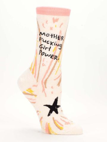 "Blue Q" Women's Socks - Mother Fucking Girl Power - The Boutique at Fresh