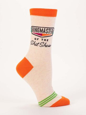 "Blue Q" Women's Socks - Ringmaster of the Shit Show - The Boutique at Fresh