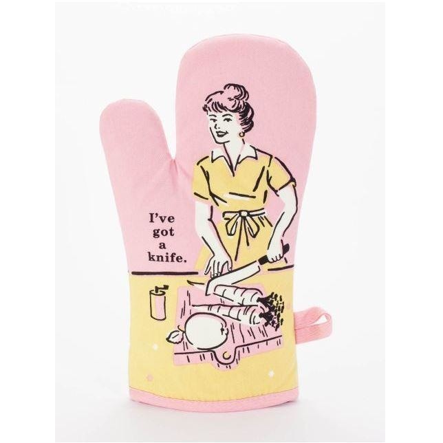 Blue Q I've got a knife oven mitt
