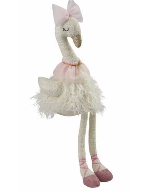 MudPie Plush Swan - Pink or White