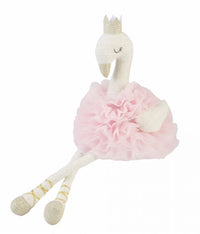 MudPie Plush Swan - Pink or White